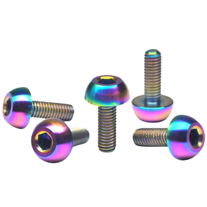 Titanium Disc Brake Rotor Screws, Suitable for Honda Parts Modification, M6*17 Brake Pad Titanium Screws,Accesorios Para Moto - Product Image 1