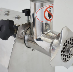 Picadora de Carne Eléctrica de Acero Inoxidable, Equipo de Cocina, Picadoras y Rebanadoras de Carne, Picadora y Mezcladora de Carne Comercial, Capacidad 120 kg/h - Product Image 3