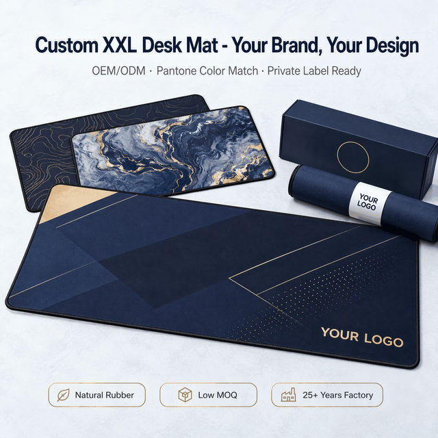 Sublimation Blank Desk Mat Custom Size Waterproof Non-Slip Desk Pad Heat Transfer Printing Surface Office Large Mat OEMWholesale
