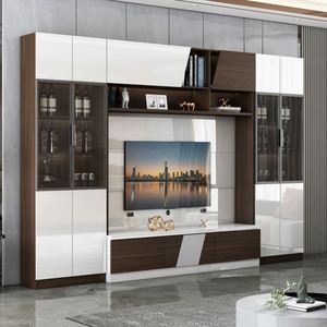 Meuble TV mural design moderne, meuble de salon de luxe, support TV mural, armoire murale - Product Image 2
