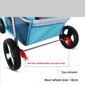 <span class=keywords><strong>2026</strong></span> आउटडोर पालतू बिल्ली कुत्ते स्टलर के साथ कप धारक कुत्ते पालतू जानवर ट्रॉली कुत्ते वाहक के साथ तीन पहियों के साथ - Product Image 5