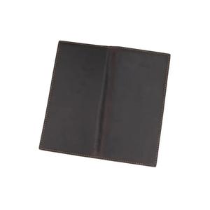 Portefeuille long et fin AndoBag pour homme, en cuir de vachette véritable, cuir Crazy Horse vintage, porte-cartes grande capacité, porte-téléphone 1449 - Product Image 6