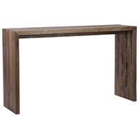 Console de couloir Chilton en bois recyclé au design rustique, meubles de salon