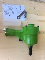 Riveteuse pneumatique verte, outil de pose de rivets, entrée d'air 1/4 NPT pour assemblage métallique