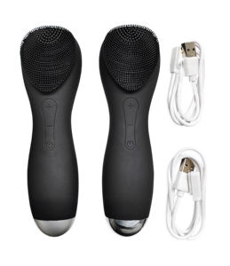 Cepillo de limpieza facial eléctrico de silicona de Venta caliente Limpiador facial para uso doméstico Equipo de belleza - Product Image 1