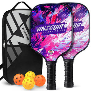 Juego <span class=keywords><strong>de</strong></span> Raquetas <span class=keywords><strong>de</strong></span> <span class=keywords><strong>Pickleball</strong></span> Multipack con Núcleo <span class=keywords><strong>de</strong></span> Panal Ligero, 4 Pelotas, Aprobado por la USAPA, Bolsa <span class=keywords><strong>de</strong></span> Transporte Portátil - Product Image 4