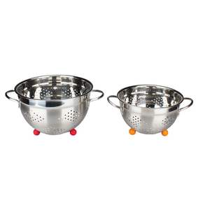 Colador de drenaje de grado alimenticio de acero inoxidable 18/8 de calidad superior para lavado de cocina - Product Image 3