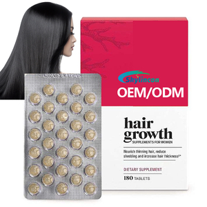 Tabletas para el Crecimiento del Cabello al por Mayor OEM, Ingredientes Herbales Naturales, Tratamiento Interno para el Cabello y Prevención del Retroceso de la Línea del Cabello, Retrasa la Caída - Product Image 1