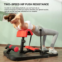Appareil multifonctionnel pour la maison : Entraînement des fessiers, des abdominaux, mise en forme, squats et hip thrusts