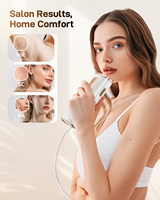 Épilateur laser IPL, épilation au laser sans douleur avec refroidissement par glace, 9 niveaux, 2 modes, appareil d'épilation avec fonctions HR SC RA