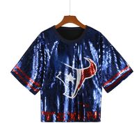 Jersey payet permainan sepak bola hari untuk Texan