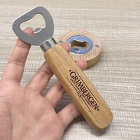 Ouvre-porte-clés en bois avec gravure laser personnalisée en usine