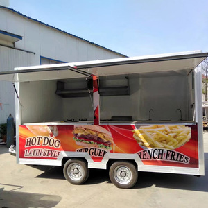 Thực phẩm đường phố Trailer đầy đủ trang bị thực phẩm xe tải di động nhà bếp Trailer cho bán - Product Image 2