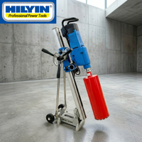 HILYIN DHCD405 - Taladro de Núcleo de 405 mm de Alta Resistencia con Pantalla Electrónica, Máquina de Perforación con Broca de Diamante para Construcción de Hormigón