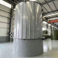Caldera de aceite térmico de baja presión de circulación natural horizontal OEM/ODM para biomasa, pellets, astillas de madera y carbón, con construcción de acero al carbono