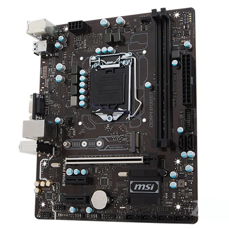 Original MSI B250M PRO-V Motherboard LGA 1151 i7 i5 i3 DDR4 32GB PCI-E 3.0 M.2 USB2.0 USB3.1 SATA3 B250 Desktop Mainboard