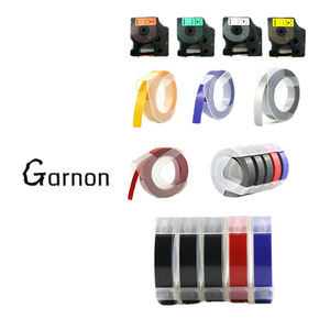 Ruban d'étiquette de conception laminé trois en un à forte adhérence Compatible <span class=keywords><strong>Dymo</strong></span> Delta gaufrage et gravure ruban d'étiquette - Product Image 6