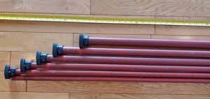 ASEK Poste detector de metales o varilla de extensión profunda, tubo de fibra de carbono extensible para detección de humo con escala de medición - Product Image 5