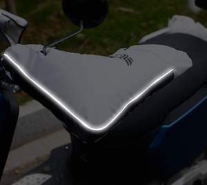 RTS moto bici antivento <span class=keywords><strong>antipioggia</strong></span> inverno tenere caldo caldo proteggere manubrio maniglia grande copertura di protezione guanti - Product Image 4