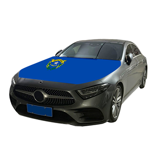Fábrica al por mayor 120x150cm <span class=keywords><strong>Nevada</strong></span> Car Hood Covers Bandera Asequible Resistente al desgaste y Durable Car Engine Hood Cover - Product Image 3