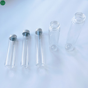30 ml 40 ml 50 ml 60 ml tubo <span class=keywords><strong>PET</strong></span> Tubos De Teste De Plástico Transparente com parafuso de alumínio superior para doces Gumball embalagem - Product Image 3