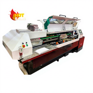 Machine à relier automatique de colle de livre de prix usine cahier faisant la machine <span class=keywords><strong>reliure</strong></span> à grande vitesse de colle thermofusible <span class=keywords><strong>pour</strong></span> le livre de <span class=keywords><strong>magazine</strong></span> - Product Image 2