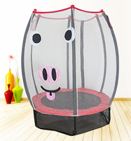 Trampolín Elástico Económico para Niños, Estilo de Dibujos Animados, Trampolín Interior y Exterior para Saltar, Cama Elástica para Niños
