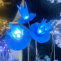 Nouveau design intérieur LED fleur lumière décoration fleurs décor mariage toile de fond événement scène allée fête pièce maîtresse décoration