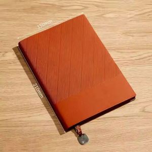 A5 Spliced Notebook Gift Box Set - High-Quality Appearance Business Office Creative Soft <b>Leather</b> Cover <b>Diary</b> with Logo Embossing - Product Image 5