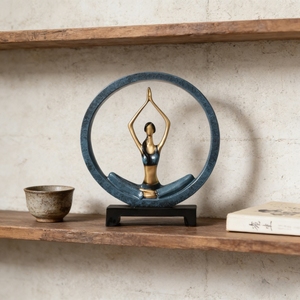 Figura de Resina de Mujer Bailando Yoga, Diseño Minimalista, Decoración para el Hogar, para Dormitorio, Sala de Estar, Entrada, Regalos de Cumpleaños/Boda - Product Image 2
