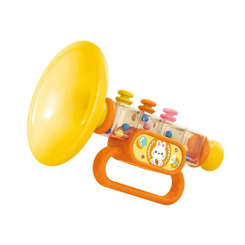 Bambini puzzle piccolo corno esercizio polmonare capacità può suonare uno strumento musicale bambino educazione precoce musica giocattoli di illuminazione