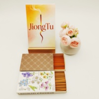 Bâtons d'encens aromatiques en bois personnalisés en gros, emballage en boîte cadeau avec des ingrédients 100% naturels pour toutes les saisons