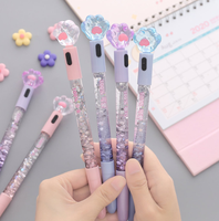Stylo Marqueur Mignon en 3D Dessin Animé Patte de Chat, Cadeau Créatif pour Étudiant, Stylo de Signature