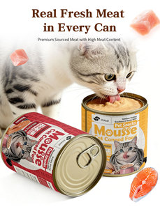 Alimento Húmedo Funcional para Gatos 375G, Salud de la Piel y el Pelaje, Carne de Res, Salmón, Pescado de Océano, Proveedor Mayorista OEM - Product Image 2