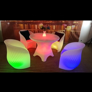 Factory Nightclub <strong>Bar</strong> Club <strong>Accessories</strong> Led Table Led Chairs Seats Color Light up Illuminated Led Furniture Outdoor <strong>Garden</strong> - Product Image 3