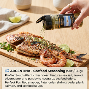 เครื่องปรุงรสอาหารทะเลอาร์เจนตินาระดับพรีเมียม ผงปรุงรส<span class=keywords><strong>ปลา</strong></span> บรรจุภัณฑ์แบบเขย่าสำหรับขายปลีก เครื่องเทศ สมุนไพร ผลิตภัณฑ์เครื่องเทศ สำหรับผู้ซื้อในซูเปอร์มาร์เก็ต พร้อมส่งออก รับผลิตแบบ OEM - Product Image 4