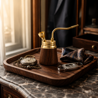 Chicha vintage en laiton en forme de gourde, mini portable courbée, ensemble de fumage détachable, décoration de bar à domicile, cadeau pour hommes Dunyi