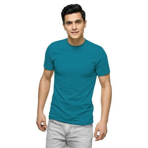Camisetas Modernas Unisex de Cuello Redondo, Manga Larga, 100% Algodón, Transpirables, de Color Sólido, con Estampado Personalizado, Servicio OEM al por Mayor, Frescas para el Verano - Product Image 1