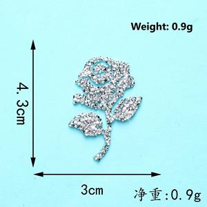 ZHONGLI Strass en résine à coller à chaud, effet diamant rose, pour vêtements, chaussures et chapeaux - Product Image 6