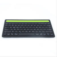 Nouveau clavier sans fil rechargeable 2,4 GHz ultra-fin à 78 touches avec inclinaison réglable pour tablette, téléphone et PC