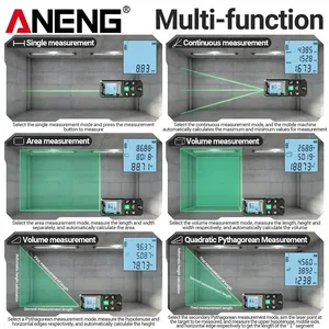레이저 거리 측정기 ANENG 레이저 테이프 미터 40M/70M/100M/120M 레이저 거리계 전자 자 측정 도구 - Product Image 5
