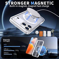 Funda magnética para iPhone 17 Pro HoneyComb Kickstand, funda trasera para iPhone 17 Air LN126