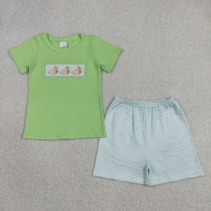 Nuevo Conjunto de Verano para Niñas, Blusa con Diseño de Bordado y Pantalones Cortos Azules, Estilo 4 de Julio - Product Image 6