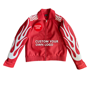 OEM Classic Popular Best Quality Solid Color <strong>Slim</strong> <strong>Fit</strong> Men Moto Leather <strong>Jacket</strong> - Product Image 5