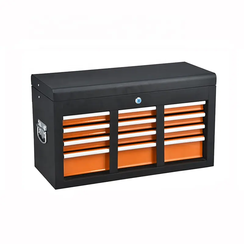 Professional Metal 6 Drawers caja de herramientas Mechanic Storage Tools BOX With Side Handle