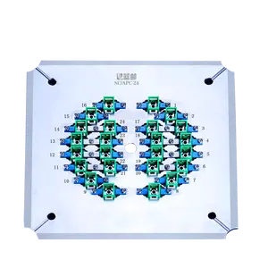 Lanyoucomto Stainless Steel S136 Fibre Optic Connector Polisher SC-APC-24 Optical fiber lapping fixture