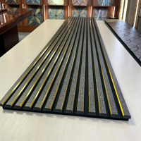 Panneau mural acoustique en feutre PS Strip, absorbant sonore décoratif, pour salle de classe de maternelle, bibliothèque, salle de jeux pour enfants, éducatif