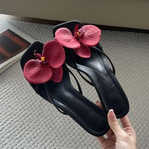 Sapato De Salto Slipper Summer Flower Sexy 2025 Women <b>Shoes</b> High Heel - Product Image 2