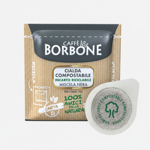 150 Filtri ESE Borbone 44 mm in Carta Nera con Metallo e Legno 0,11/Set per Filtro - Product Image 2
