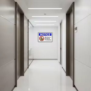 Panneau d'interdiction de fumer personnalisé de haute qualité, 8*12 pouces - Product Image 3